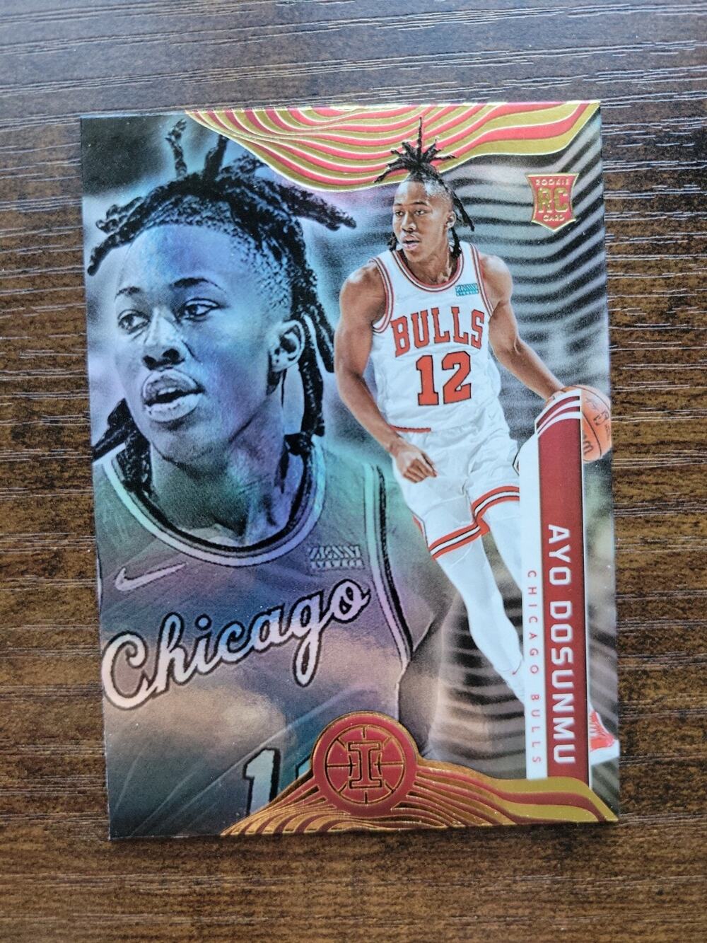 Ayo Dosunmu 2021-2022 Panini Illusions #186 - Rookie - Chicago Bulls -Fresh Pull